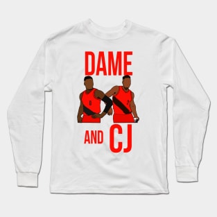 Damian Lillard and CJ Mccollum 'Dame and CJ' - Portland Trailblazers Long Sleeve T-Shirt